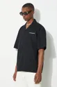 czarny Carhartt WIP koszula bawełniana S/S Link Script Shirt