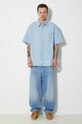 Carhartt WIP denim shirt S/S Ody Shirt I033347.112 blue SS24