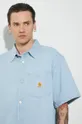 Carhartt WIP camicia di jeans S/S Ody Shirt Uomo