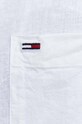 Рубашка с примесью льна Tommy Jeans DM0DM18962 белый SS24