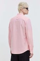 Odzież Tommy Jeans koszula z domieszką lnu DM0DM18962 różowy