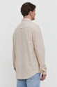Odzież Tommy Jeans koszula z domieszką lnu DM0DM18962 beżowy