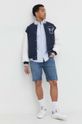Bavlnená košeľa Tommy Jeans DM0DM19134 modrá AW24
