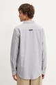 Хлопковая рубашка Tommy Jeans серый DM0DM19134