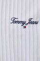 Памучна риза Tommy Jeans DM0DM18955 бял