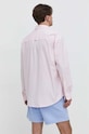 Odzież Tommy Jeans koszula bawełniana DM0DM18956 różowy