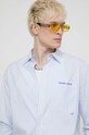Tommy Jeans cămașă din bumbac DM0DM18956 albastru SS24