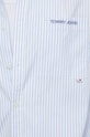 Tommy Jeans koszula bawełniana niebieski DM0DM18956