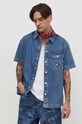 Τζιν πουκάμισο Tommy Jeans μπλε DM0DM18957