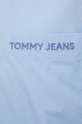 Bavlněná košile Tommy Jeans DM0DM18959 modrá