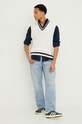 Бавовняна сорочка Tommy Jeans DM0DM18959 темно-синій SS24