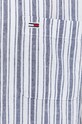 Košile s příměsí lnu Tommy Jeans DM0DM18960 bílá SS24