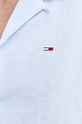 Tommy Jeans koszula z domieszką lnu DM0DM18963 niebieski SS24