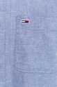 Tommy Jeans cămașă din amestec de in DM0DM18964 albastru SS24