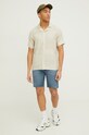Hollister Co. koszula bawełniana KI325.4021.409 beżowy SS24