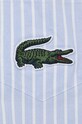 Βαμβακερό πουκάμισο Lacoste CH7610 μπλε