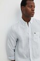 Lacoste camasa de in CH6985 albastru