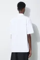 Βαμβακερό πουκάμισο Fred Perry Oxford Shirt λευκό