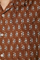 Universal Works koszula bawełniana Road Shirt 30179.BROWN