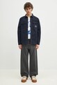 Бавовняна сорочка Barbour Bidlam Overshirt MOS0368 темно-синій