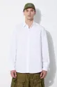 bianco 424 camicia in cotone Shirt Regular Fit Uomo