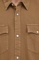 Levi's koszula bawełniana A5722 beżowy SS25