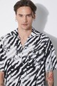 Košile Aries Hibiscus Hawaiian Shirt SUAR40108X černá