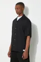black Vans shirt Premium Standards Camp Collar Woven LX