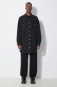 Pamučna košulja Rick Owens Jumbo DU01D1297.P.09 crna SS24