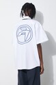 Îmbrăcăminte AMBUSH camasa din bumbac Circle Emblem S/S Shirt BMGG001S24FAB0010145 alb