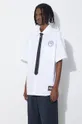 white AMBUSH cotton shirt Circle Emblem S/S Shirt