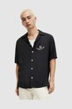AllSaints koszula CHANCEUX casual czarny MS542Z