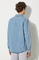 Clothing A.P.C. denim shirt surchemise vittorio brodee COGYH.H02837.IAB. blue