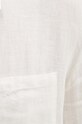 Ľanová košeľa A.P.C. chemise cassel logo LIAEK.H12545.AAC béžová