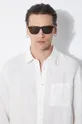 A.P.C. camicia di lino chemise cassel logo Uomo
