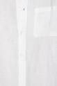 Сорочка з льону A.P.C. chemise cassel logo LIAEK.H12545.AAC