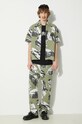 Бавовняна сорочка Market Talus Work Shirt 369000152 зелений SS24