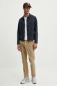 Îmbrăcăminte C.P. Company jacheta de bumbac Gabardine Buttoned 16CMSH120A002824G bleumarin