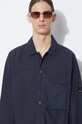 C.P. Company cotton shirt Ottoman 16CMSH153A006406O navy