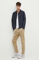 C.P. Company koszula bawełniana Gabardine Pocket 16CMSH157A002824G zielony SS24