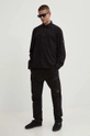 C.P. Company camicia in cotone Gabardine Pocket nero