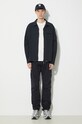C.P. Company kurtka Gabardine Zipped 16CMSH158A002824G granatowy SS24
