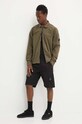 C.P. Company kurtka Gabardine Zipped 16CMSH158A002824G zielony SS24