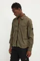 zöld C.P. Company rövid kabát Gabardine Zipped