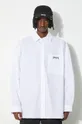 Bavlněná košile 032C 'Psychic' Wide Shoulder Shirt 100 % Bavlna