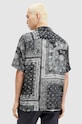 Oblečení Bavlněná košile AllSaints TIJUANA SS SHIRT MS558Z černá