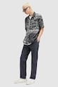 Bavlněná košile AllSaints TIJUANA SS SHIRT MS558Z černá