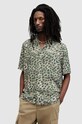 Рубашка AllSaints UNDRGRND CM SS SHIRT узор мультиколор MS578Z