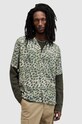 AllSaints koszula UNDRGRND CM SS SHIRT MS578Z multicolor SS24
