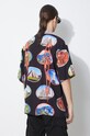 Oblečení Košile PLEASURES 7 Wonder Camp Shirt P24SP001.BLACK černá